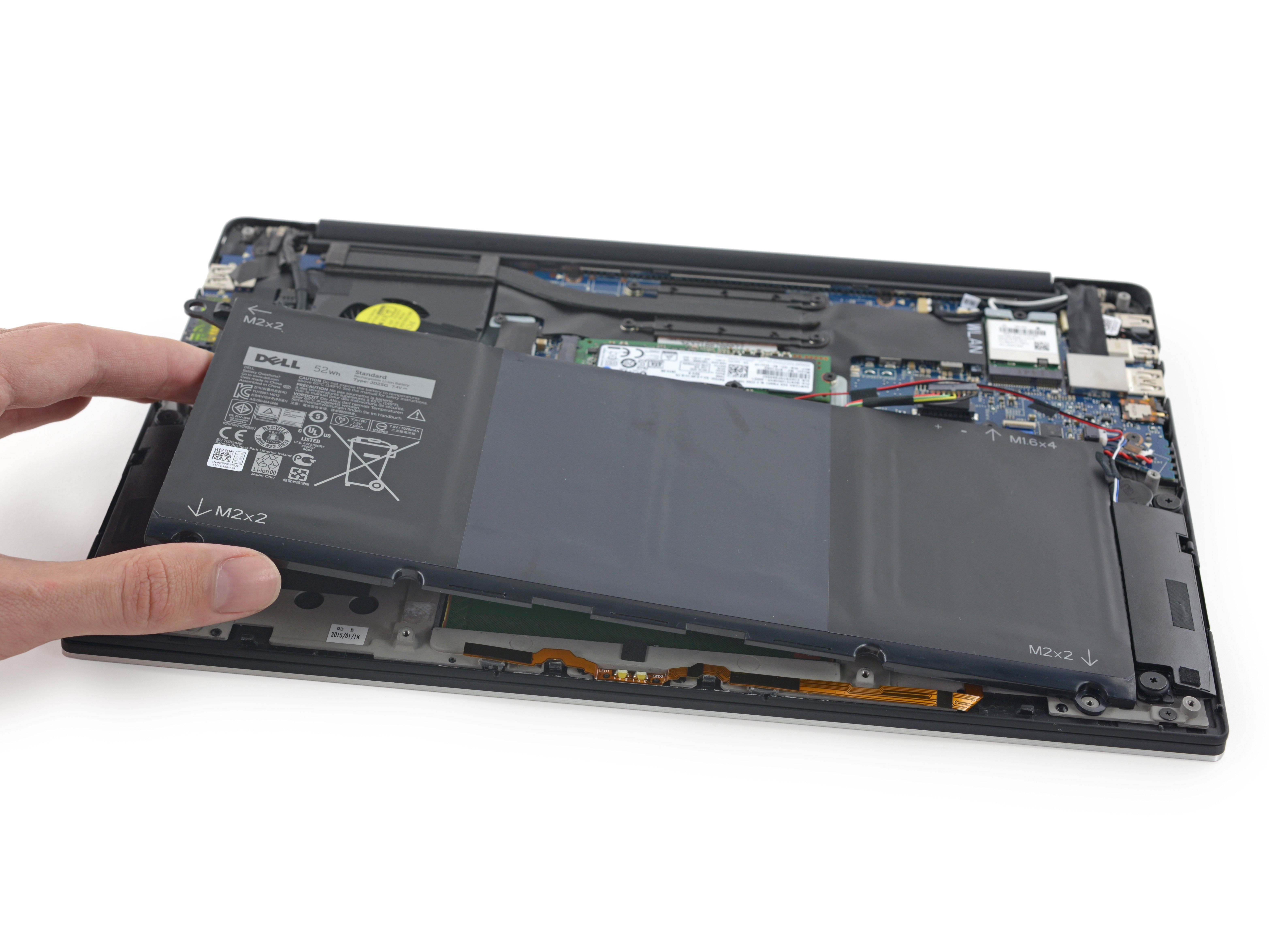 Dell laptop battery replacement process